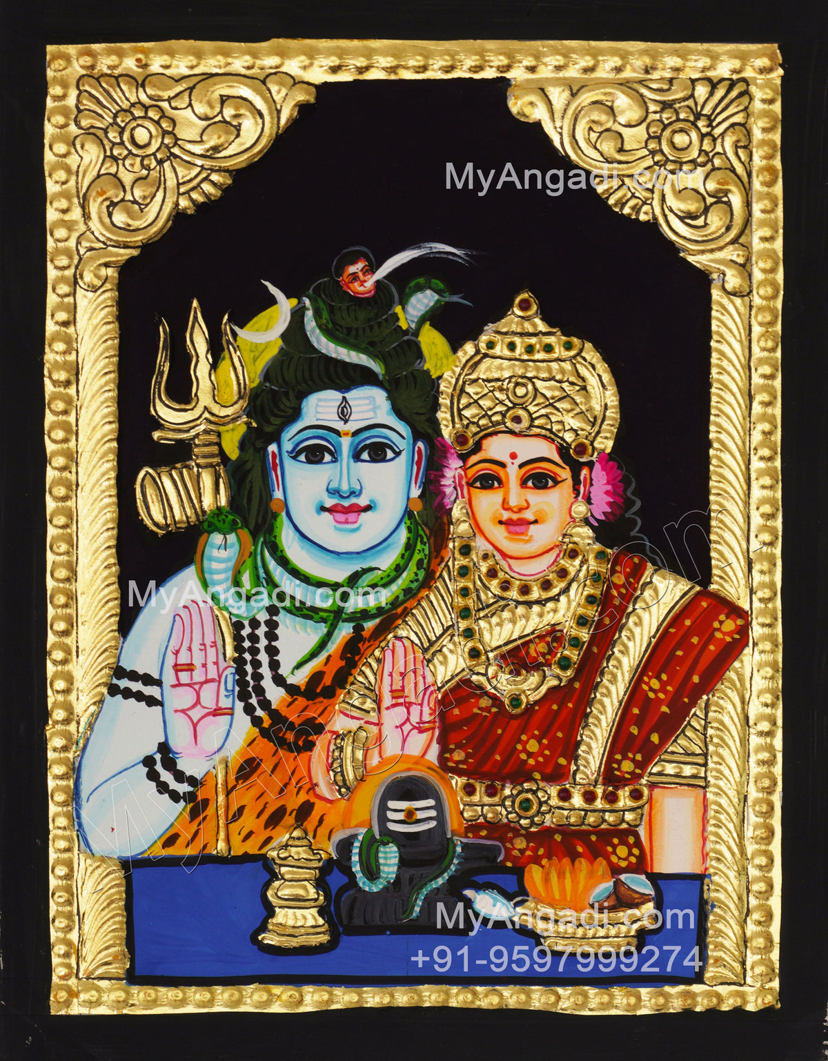 ShivanParvathi Tanjore Paintings
