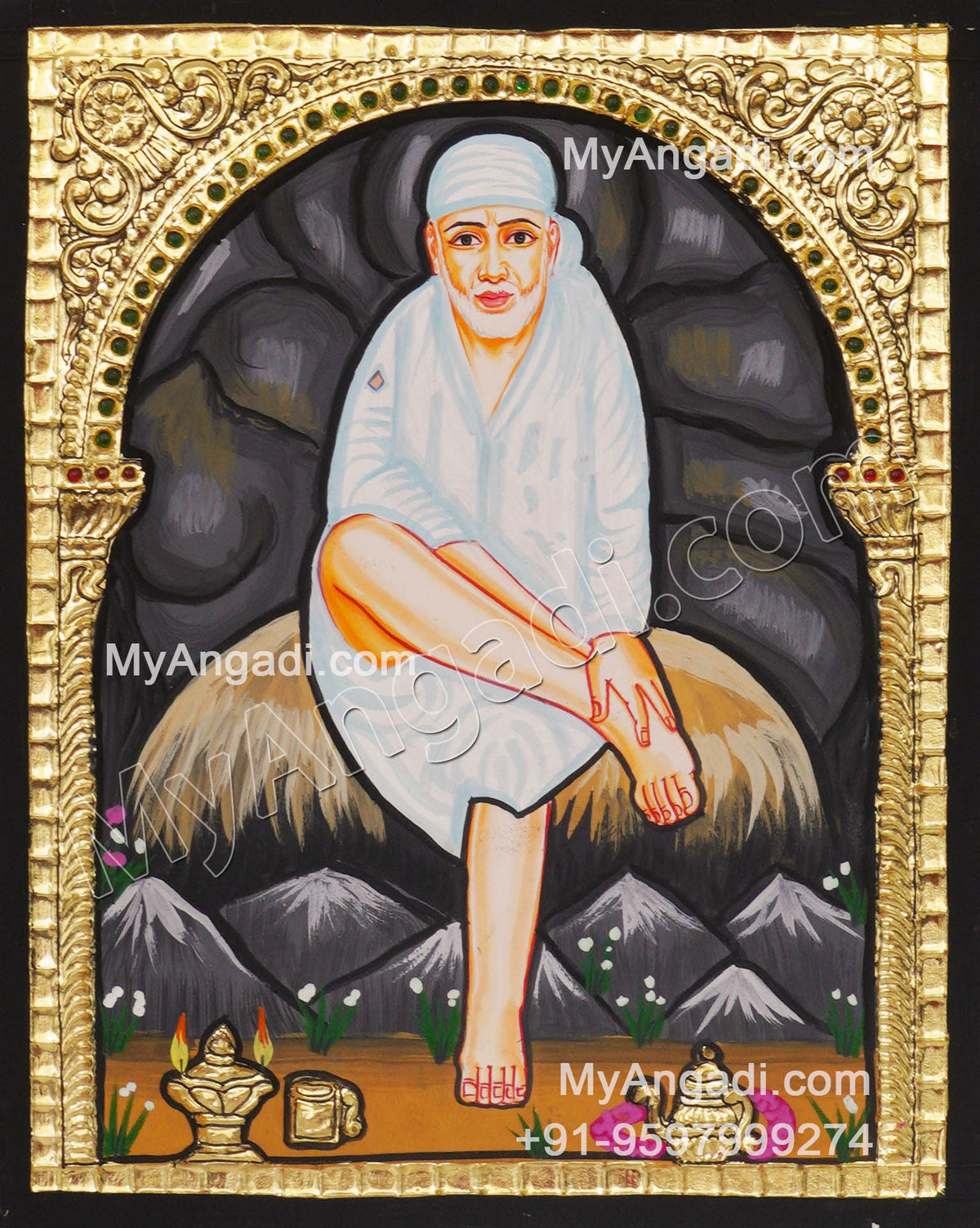 Sai Baba Tanjore Painting