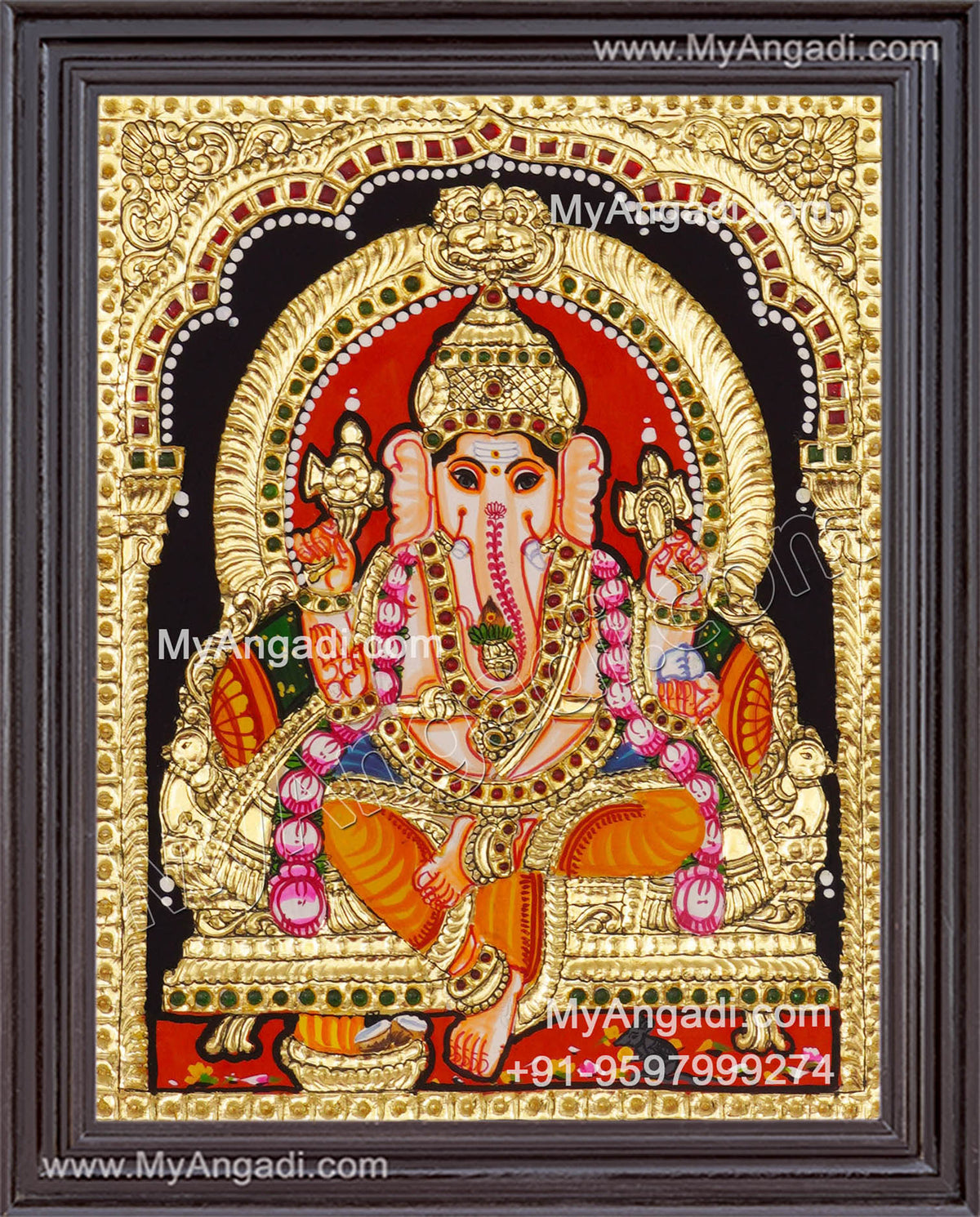 Ganesha Tajore Paintings