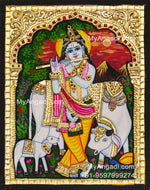 Krishna Tanjore Painting
