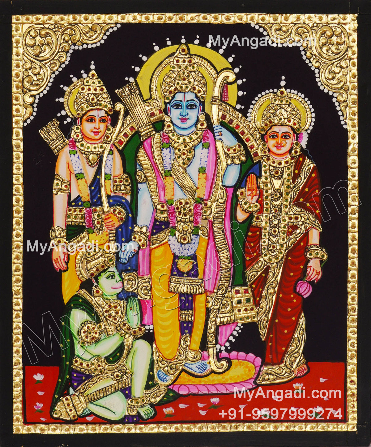 Ram Darbar Tanjore Painting