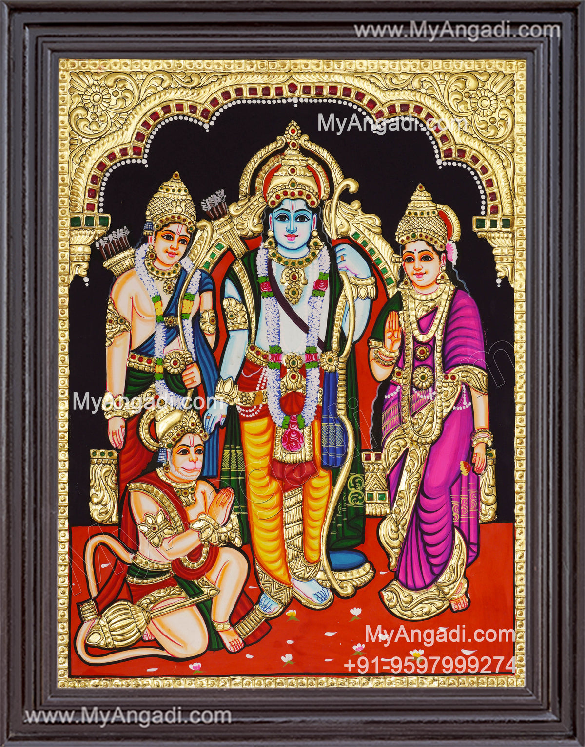 Ram Darbar Tanjore Painting