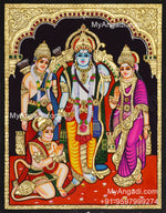 Ram Darbar Tanjore Painting