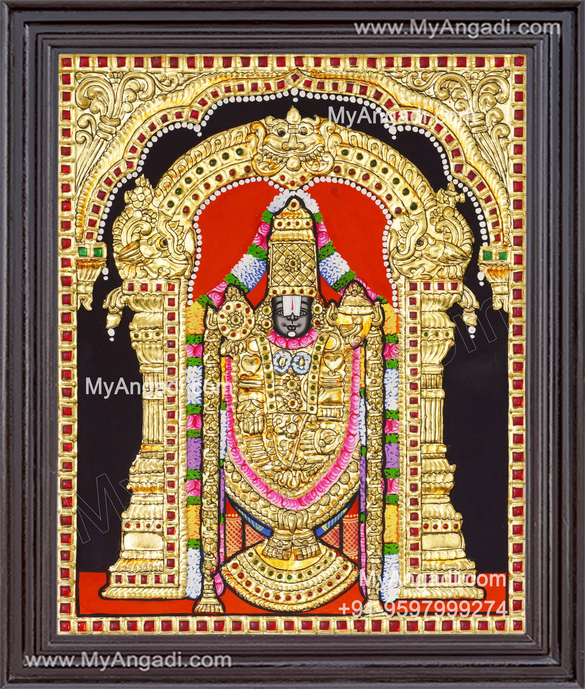 Perumal Tanjore Painting