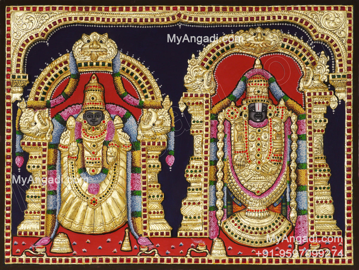 Balaji Thayar 3D Tanjore Painting