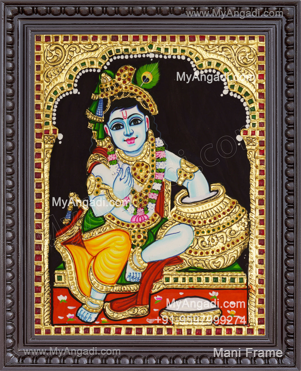 Krishna Tanjore Painting