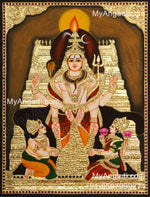 Iswarya Eswarar LakshmiTanjore Painting