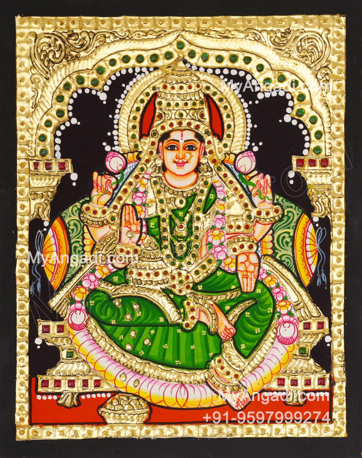 Lakshmi Tanjore Paintings