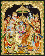 Ram Parivar Tanjore Painting