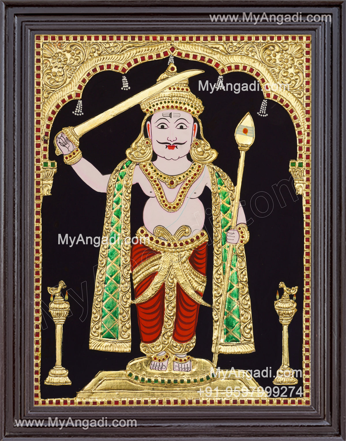 Anthiyur Gurunatha Swamy Tanjore Painting