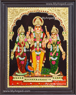 Valli Deivanai Murugan Tanjore Painting