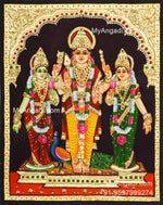 Valli Deivanai Murugan Tanjore Painting
