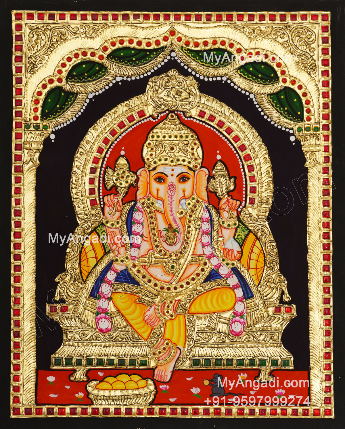 Ganesha Tanjore Paintings