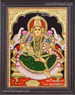 Gajalakshmi Tanjore Painting