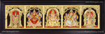 5 Panel Balaji Lakshmi Murugan Ganesha Saraswathi Tanjore Painting