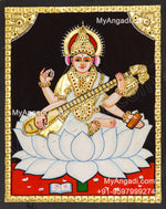 Saraswathi Tanjore Painting