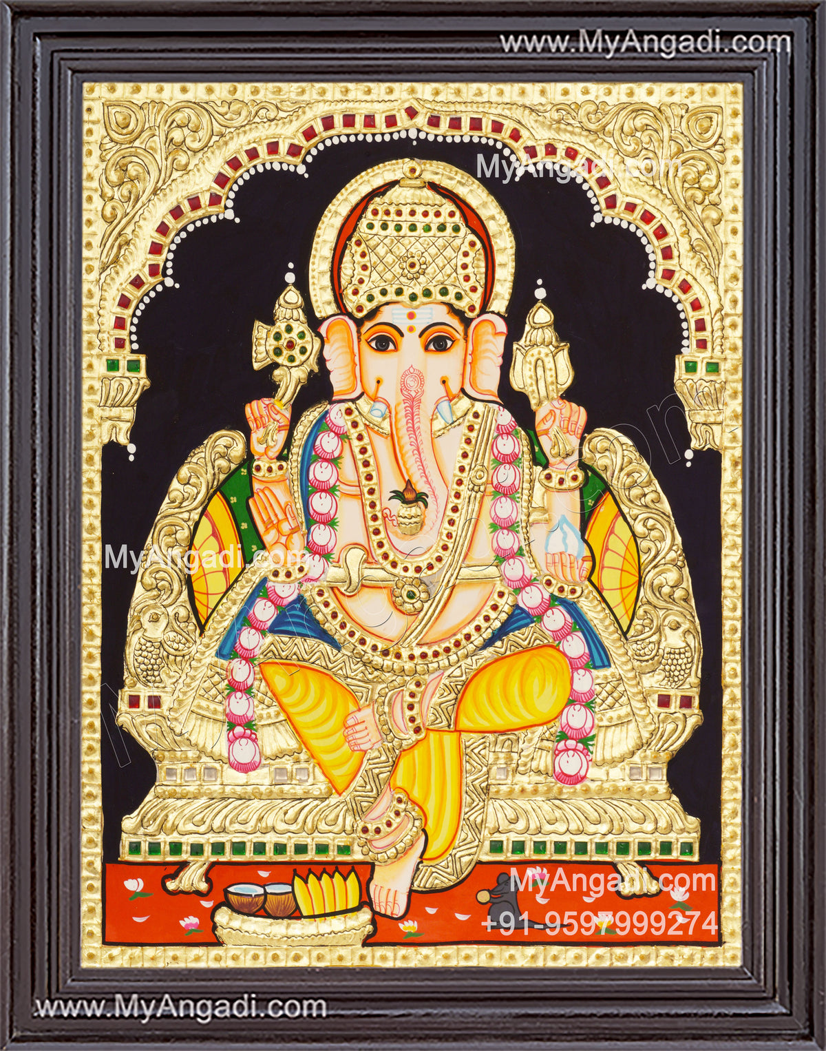 Ganesha Tajore Paintings