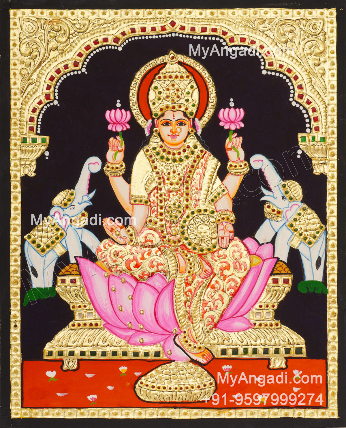 Lakshmi Tanjore Painting