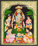 Sathyanarayana Tanjore Painting