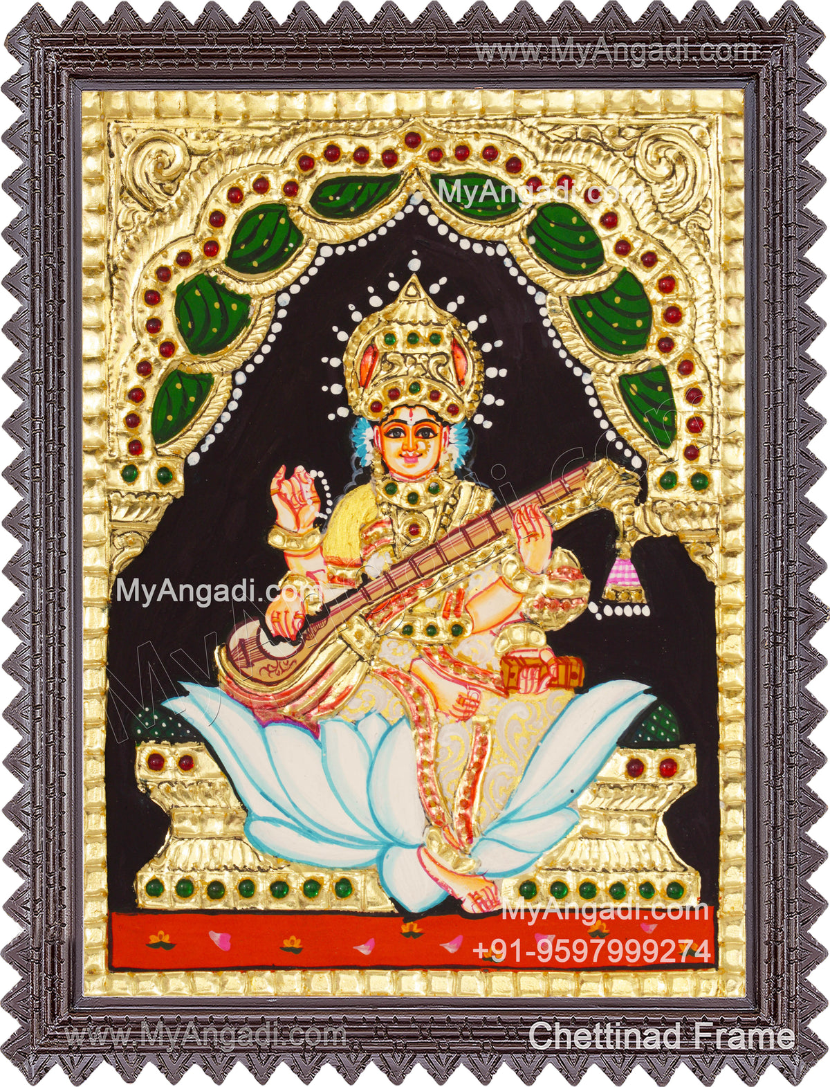 Saraswathi Tanjore Paintings