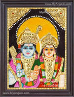 Ram Sita Tanjore Painting