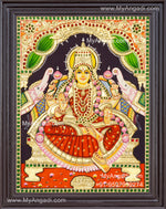 Gajalakshmi Tanjore Painting