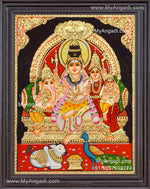 Shivan Family Tanjore Painting
