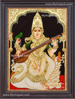 Saraswathi Tanjore Painting