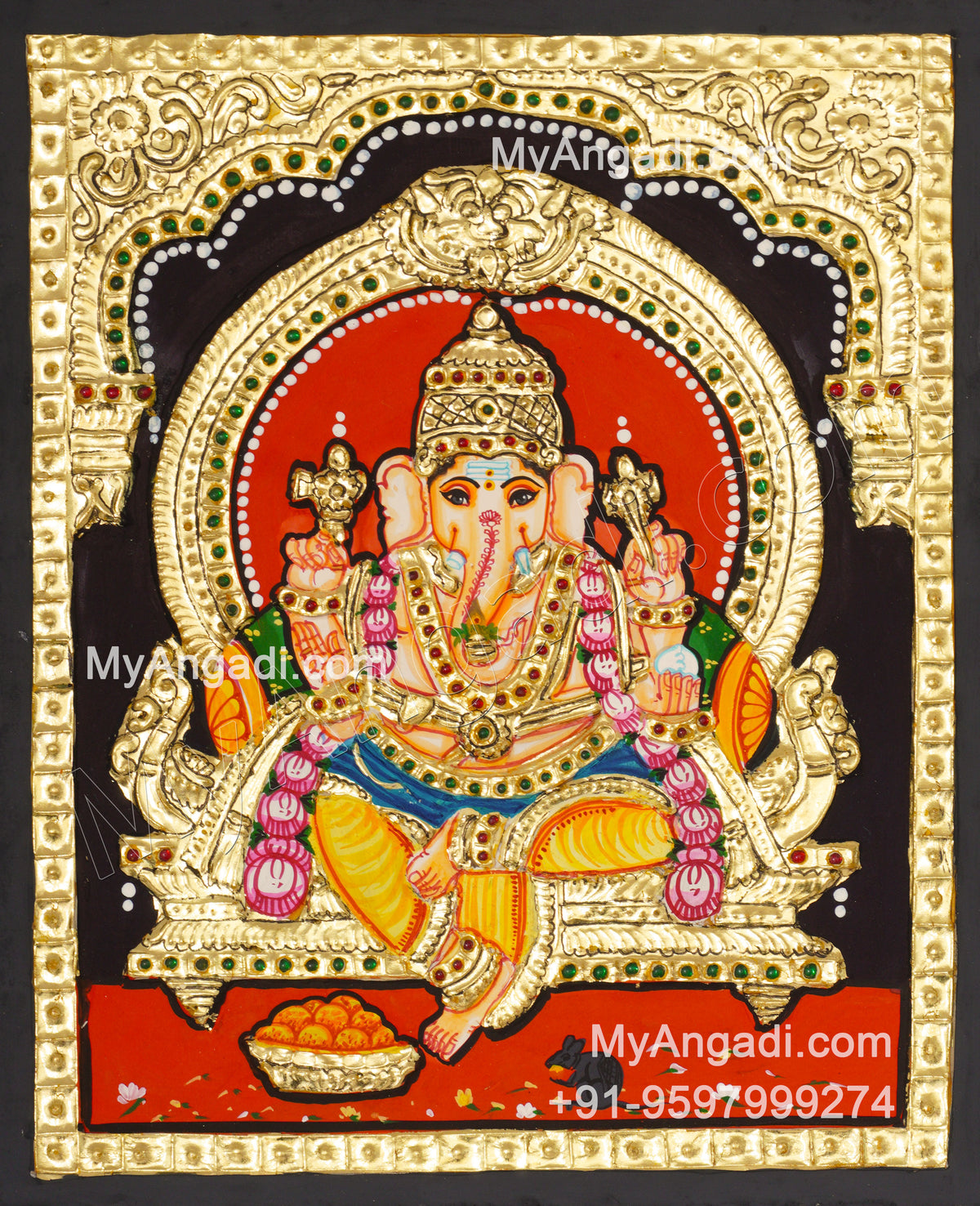 Ganesha Tanjore Paintings