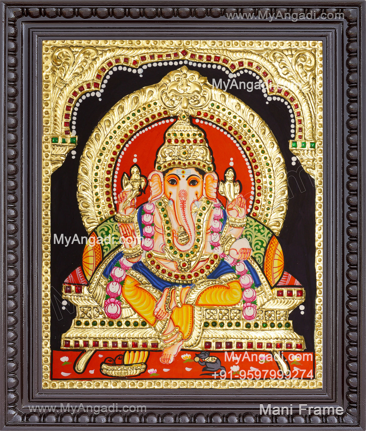 Ganesha Tanjore Paintings