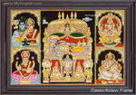 5 Panel Tanjore Painting
