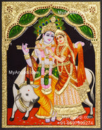 Radha Krishna Tanjore Paintings