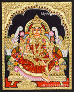 Gajalakshmi Tanjore Painting