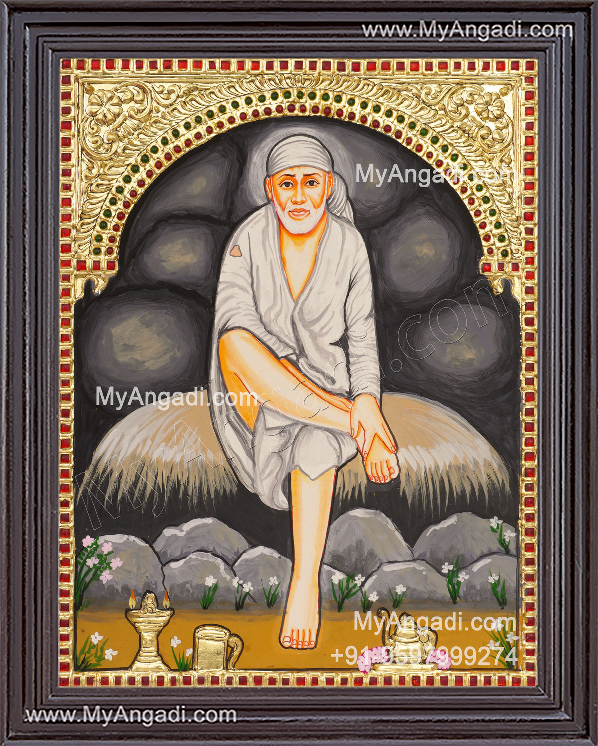 Saibaba Tanjore Painting
