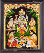 Sathyanarayana Tanjore Painting