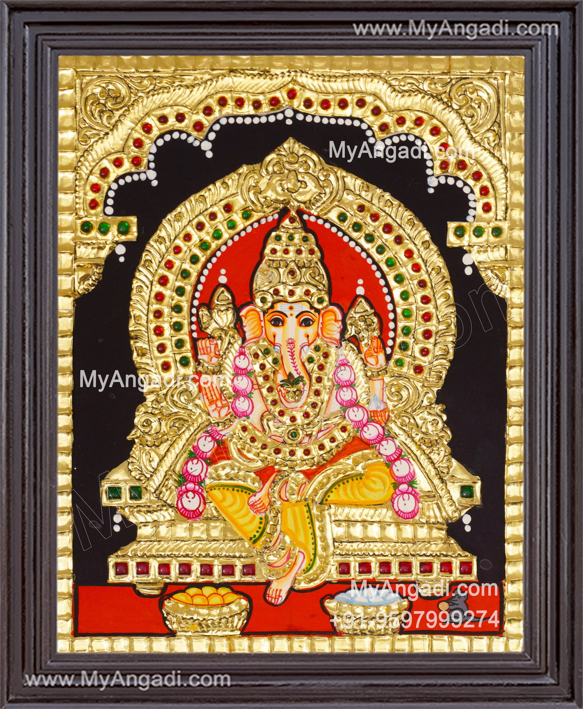 Ganapathi Tanjore Paintings