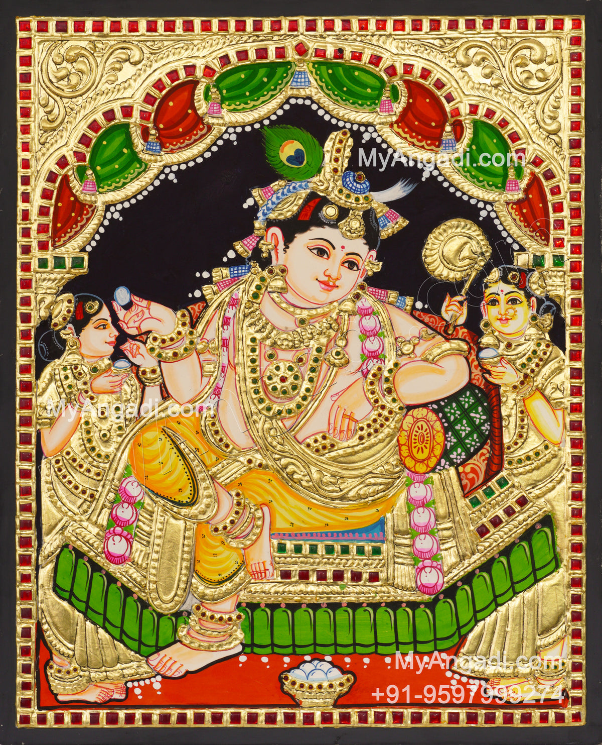 Krishna Tanjore Paintings
