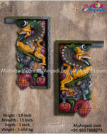 Vagai Wood Yazhi Brackets