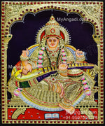 Saraswathi3D Tanjore Painting