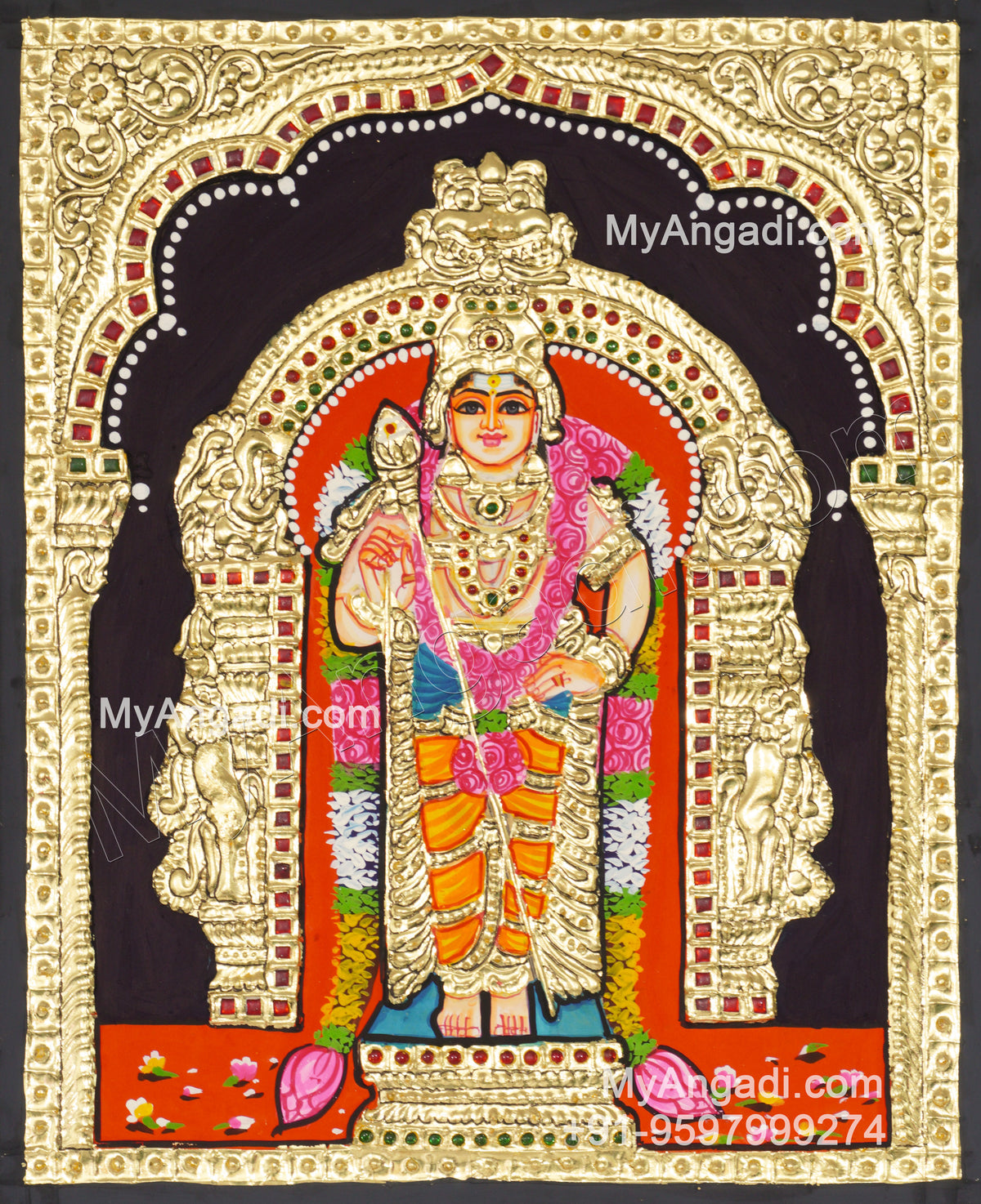 Murugar Tanjore Painting