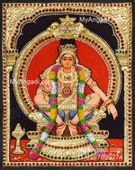 Aiyyappan 3D Tanjore Painting