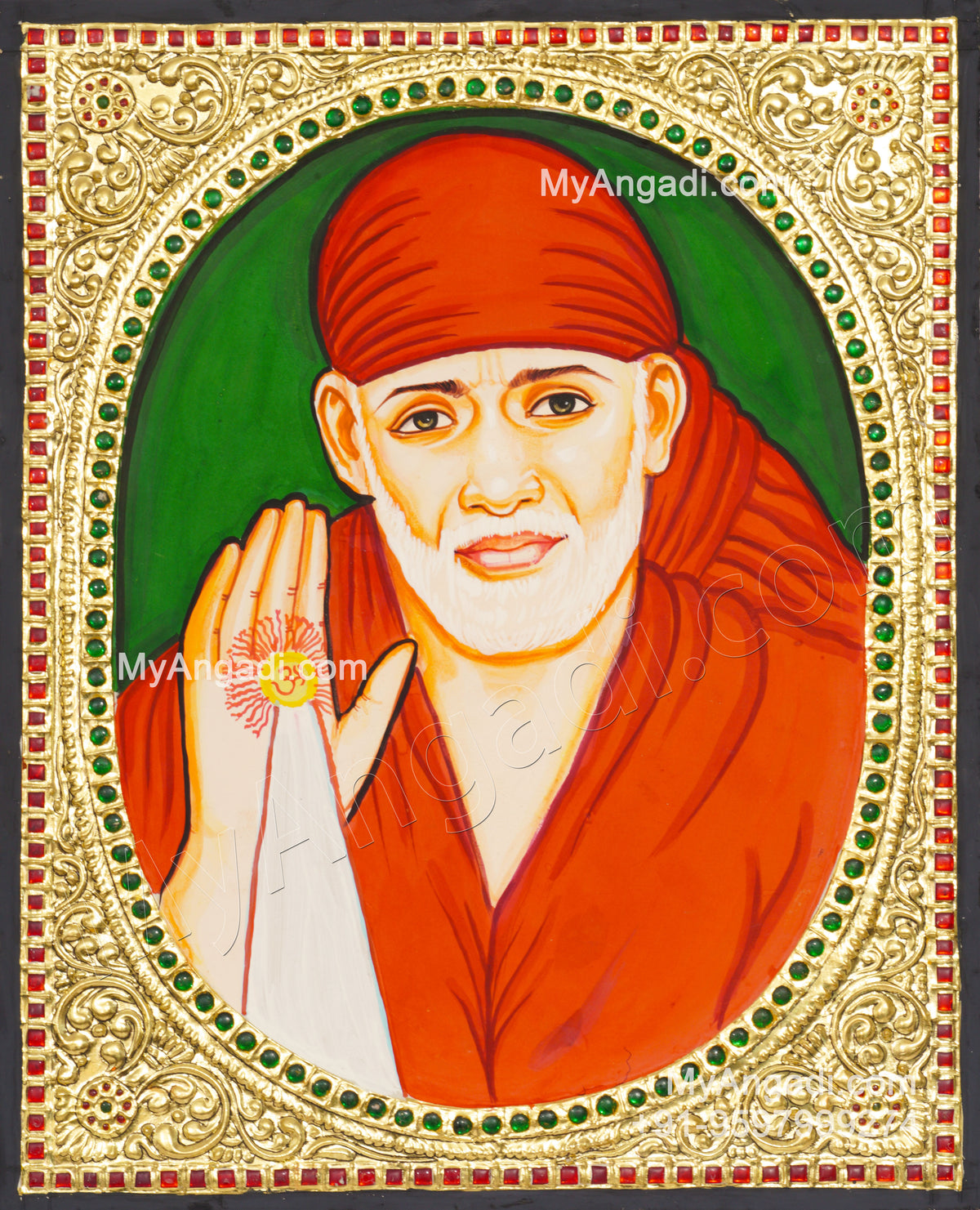 Saibaba Tanjore Painting