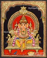 Ganapathi 3D Tanjore Painting