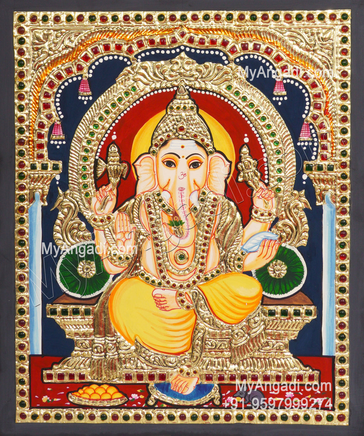 Ganapathi Tanjore Paintings