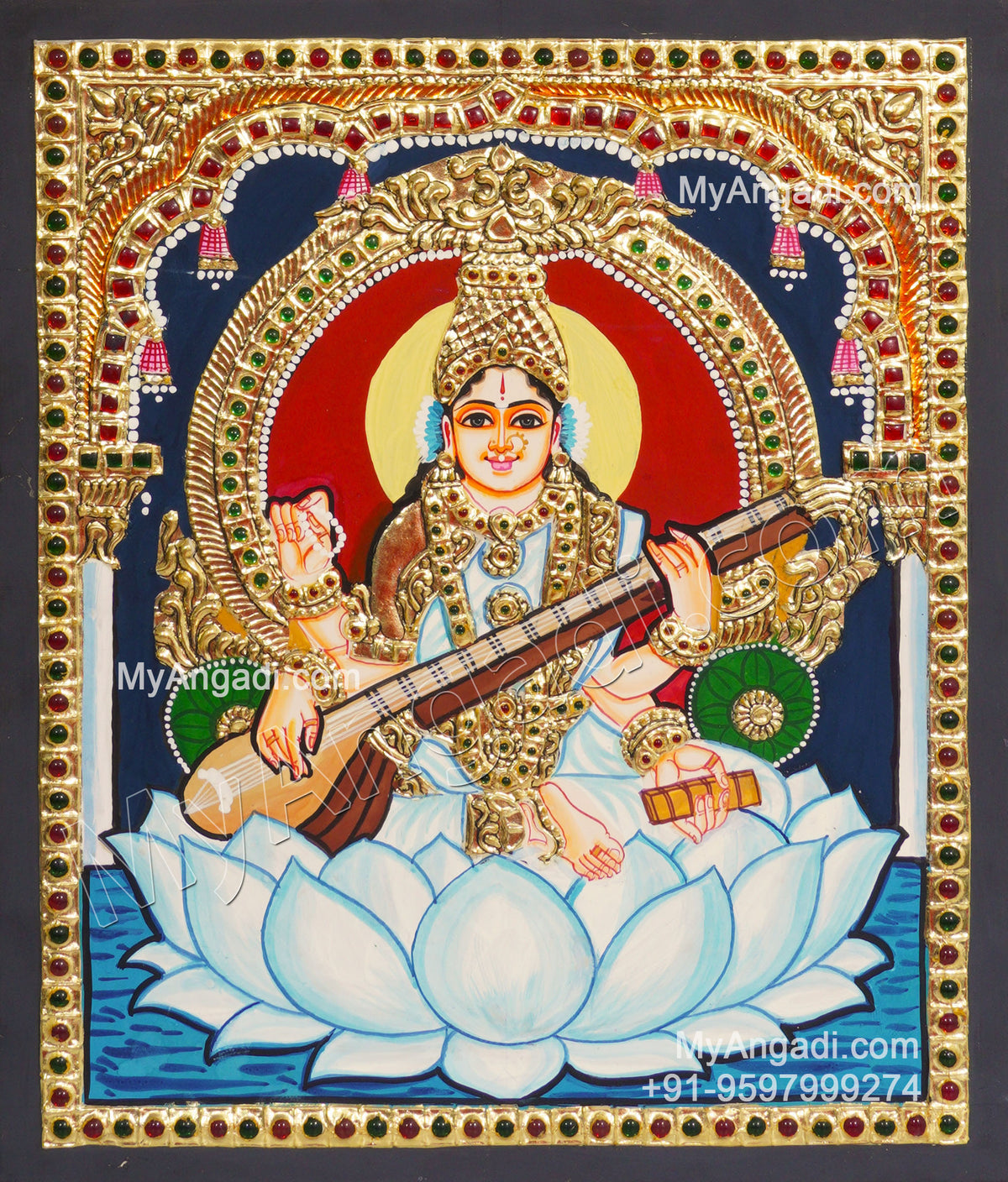 Saraswathi Tanjore Paintings