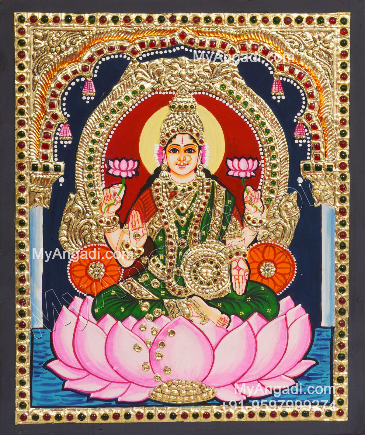 Lakshmi Tanjore Paintings