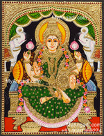 Gajalakshmi Tanjore Painting