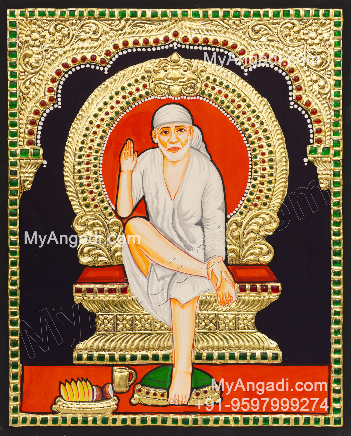 Sai Baba Tanjore Painting