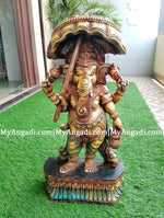 Vagai Wood Ganesha Statues