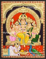 Shiva Family Tanjore Paintings